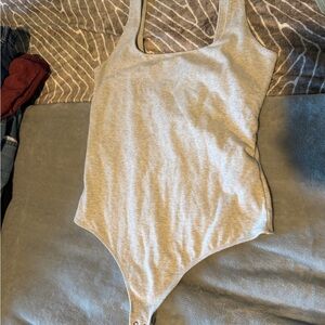 Abercrombie & Fitch Light Gray  Bodysuit